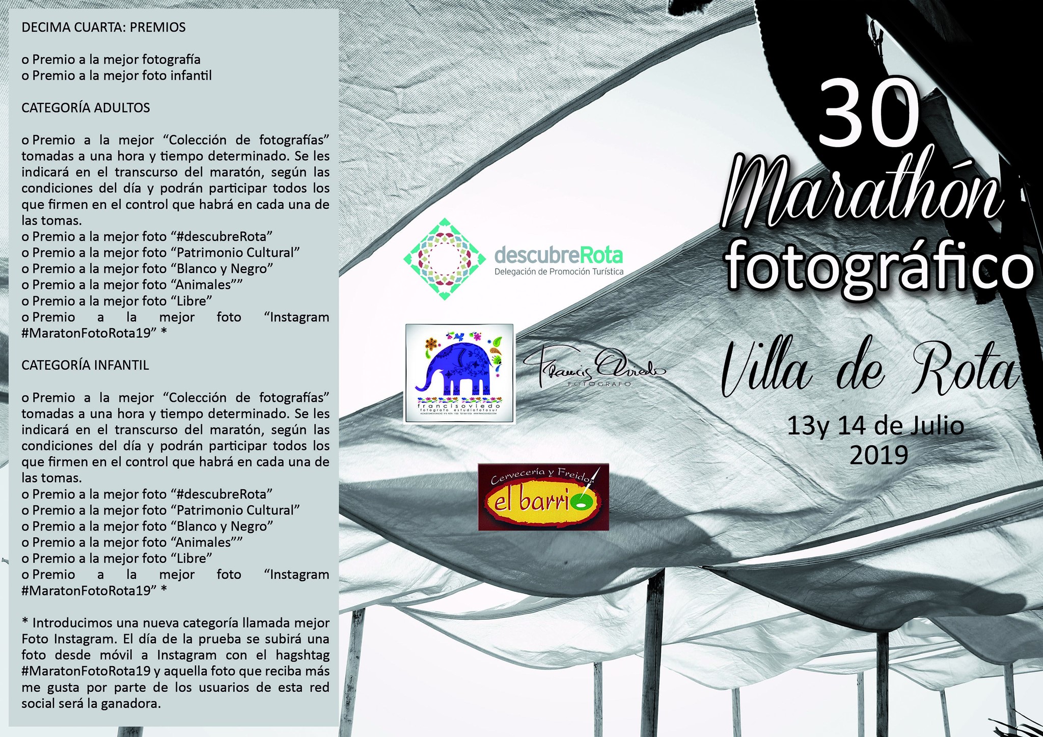 Bases Maratón Fotográfico Villa de Rota 2019