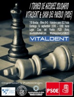 I Torneo de Ajedrez Solidario Vitaldent & Casa del Pueblo (PSOE)
